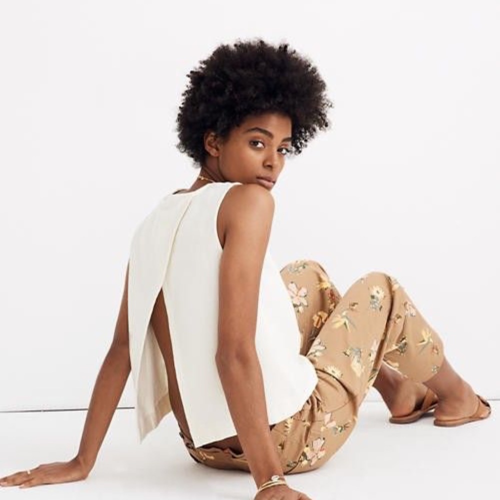 Madewell Split-Back Shell Top